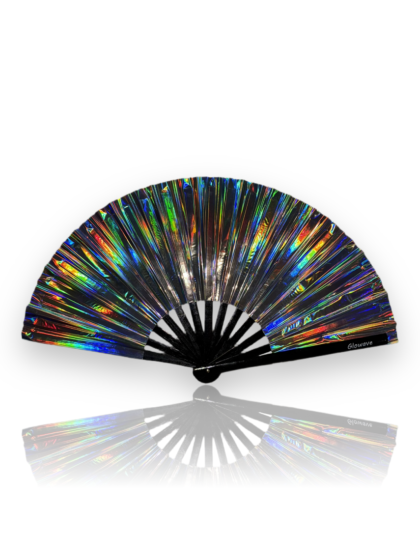 💿Chromaburst – Holografikus alumíniumhatású legyező